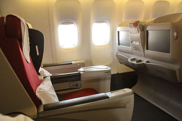 business class seat
