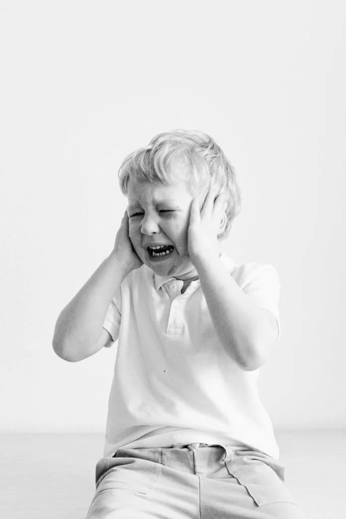 crying children