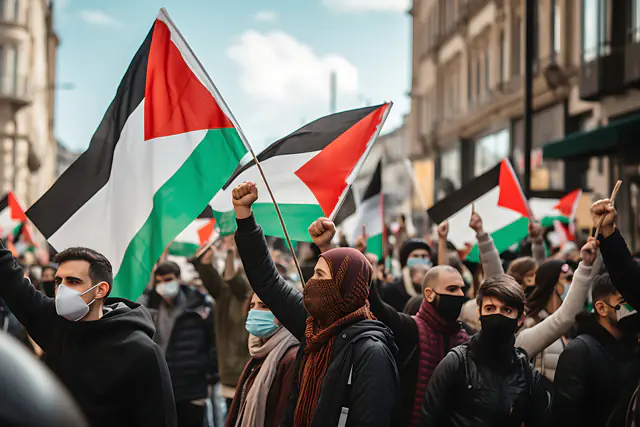 Pro-Palestine Rally Sees 12 Arrested in London