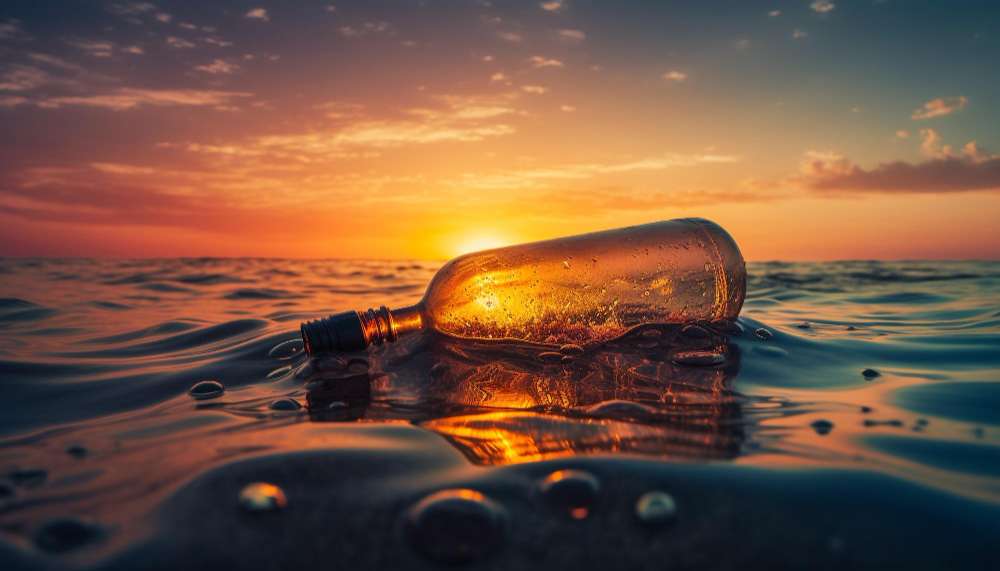 Beer Bottle at Ocean's Deepest Point: Environmental Impact