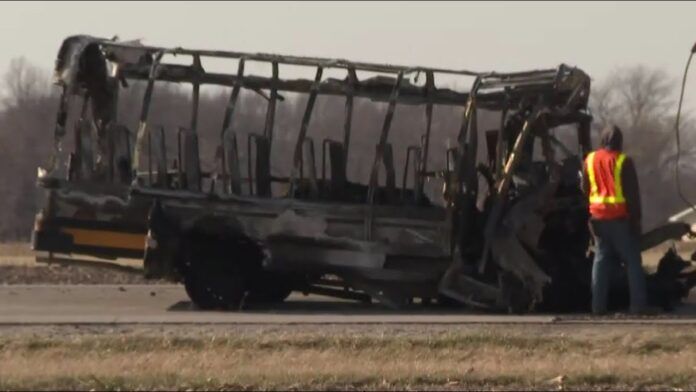 Illinois school bus crash