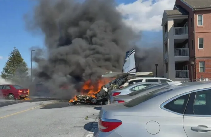 Horror in Pennsylvania: Fiery Plane Crash Leaves 5 Hospitalised!