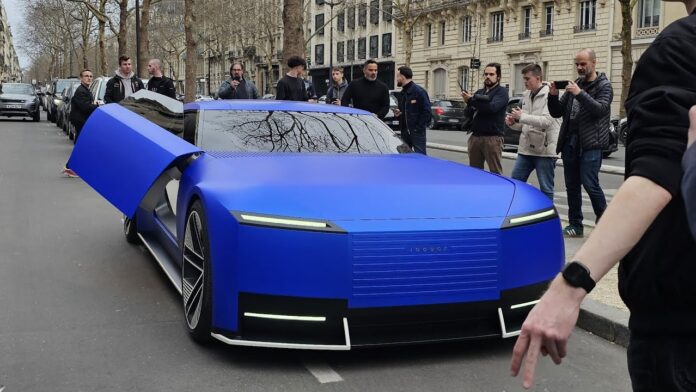 Jaguar Type 00 Stuns Paris Fashion Week in Ultramarine