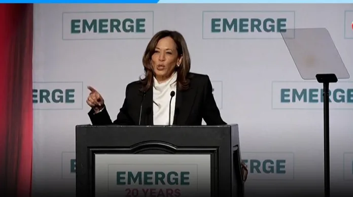 Kamala Harris Speech Criticizes Trump, Hints Comeback