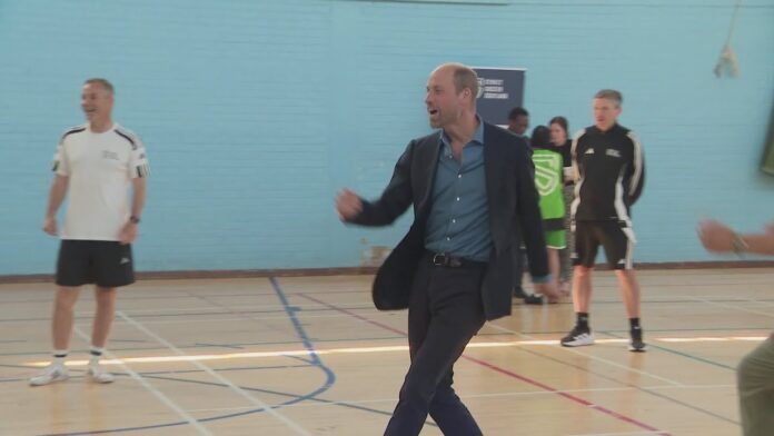 Prince William Promotes Street Soccer Community Project