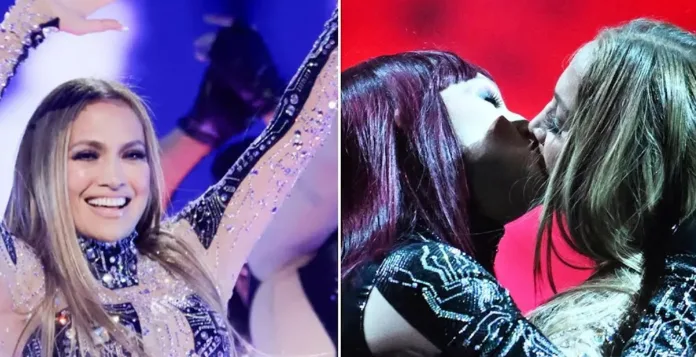 Jennifer Lopez Shocks with Steamy Dancer Kisses in 2025 AMAs