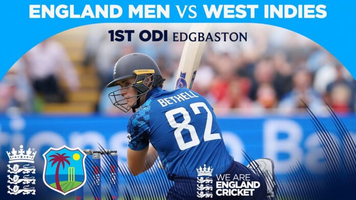 England Thrash West Indies by 238 Runs in Brutal First ODI Victory