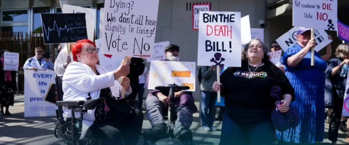Scottish Parliament Faces Protests Over Assisted Dying Bill Vote