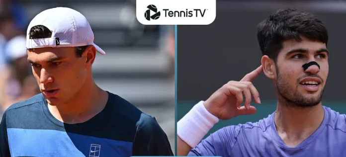 Alcaraz Beats Draper in Rome 2025 as Sabalenka Crashes Out