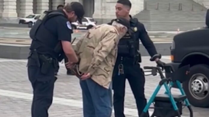 Police Arrest 60 Veterans Protesting Trump’s Military Parade