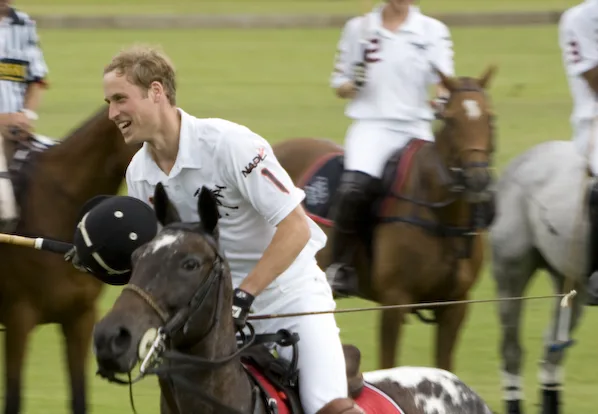 Prince William Raises £1m as Kate Misses Polo Match