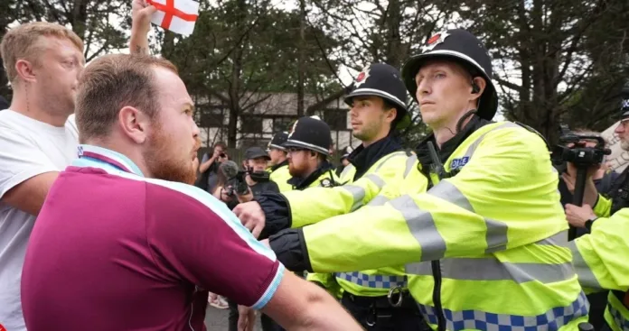 UK Asylum Hotel Protests Erupt into Violence Across Cities