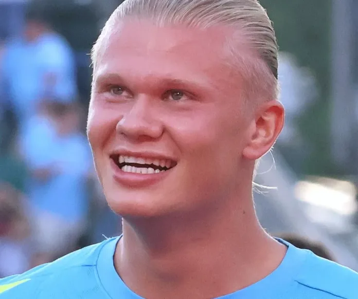 Erling Haaland Haaland Double Sends Manchester City Past Bournemouth