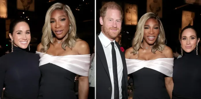 Harry and Meghan join Serena Williams before attending Kris Jenner’s 70th birthday