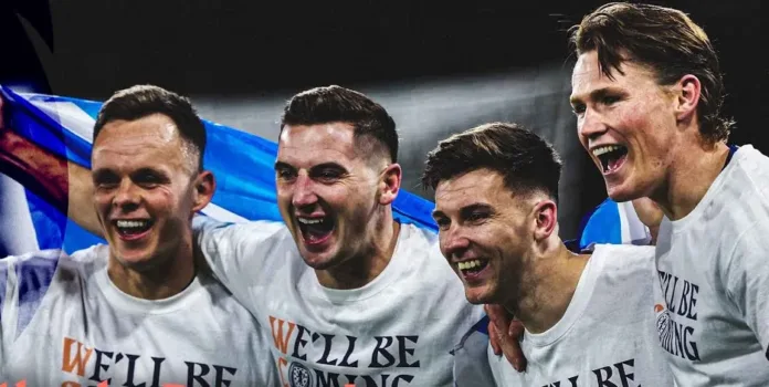 Scotland qualify for World Cup after wild 4 2 win over Denmark at Hampden Scotland qualify for World Cup after wild 4 2 win over Denmark at Hampden