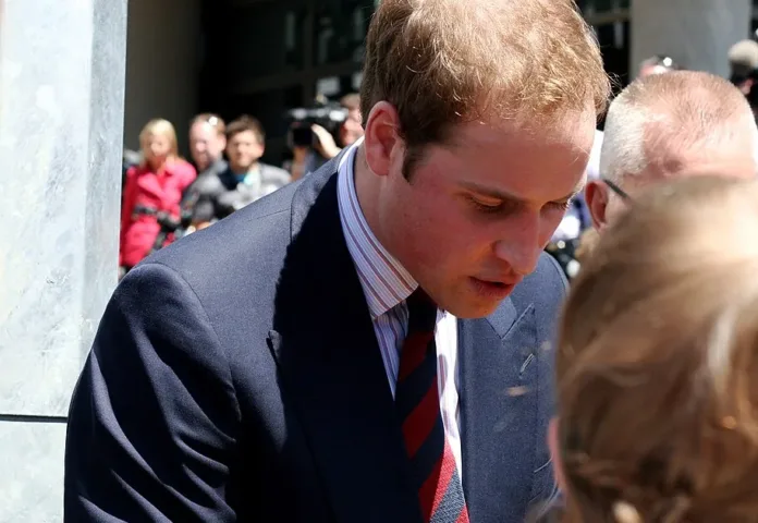 Prince William and Prince George Serve Christmas Lunch