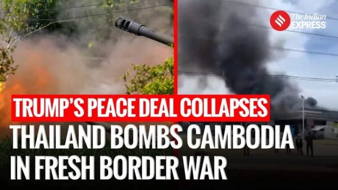 Thailand Launches Airstrikes as Cambodia Border Clashes Break Ceasefire Thailand Launches Airstrikes as Cambodia Border Clashes Break Ceasefire