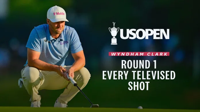 Clark Builds Four-Shot US Open Lead After Round One