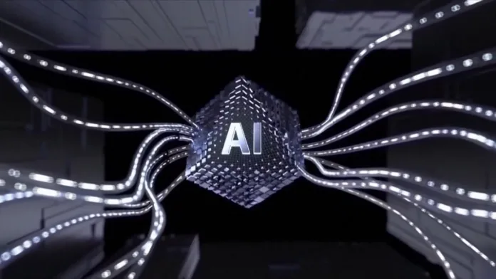 AI chip illustration representing AI virus design and artificial intelligence technology.