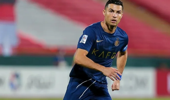 Cristiano Ronaldo playing for Al-Nassr