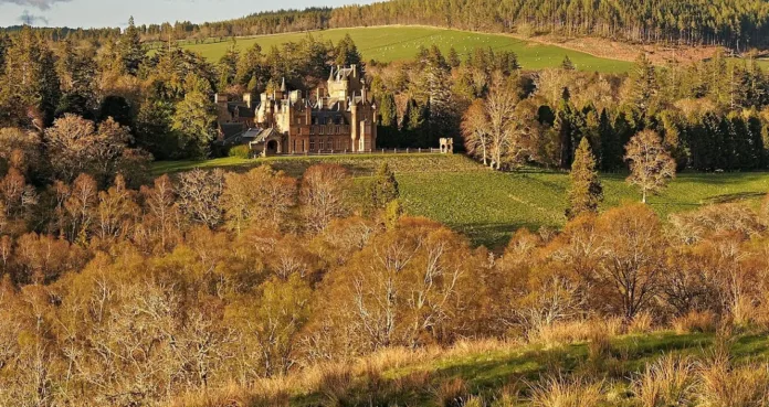 Ardross Castle in the Scottish Highlands, filming location for The Celebrity Traitors.