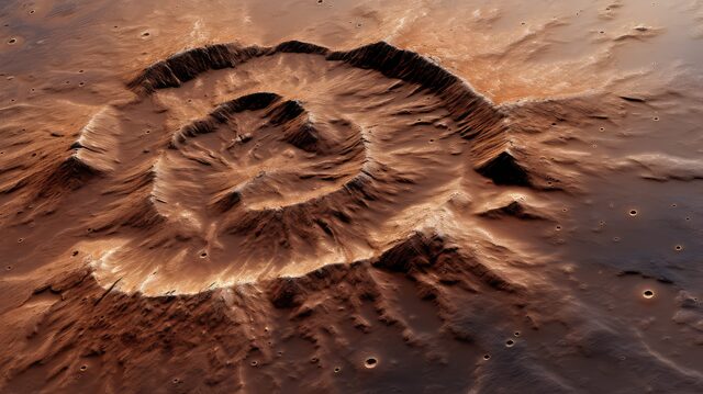Mars Express Discovers Spider-Like Formations in Martian Inca City