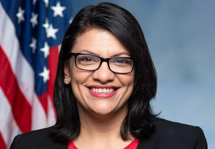 Rashida Tlaib Responds to Reporter on Protest Chants