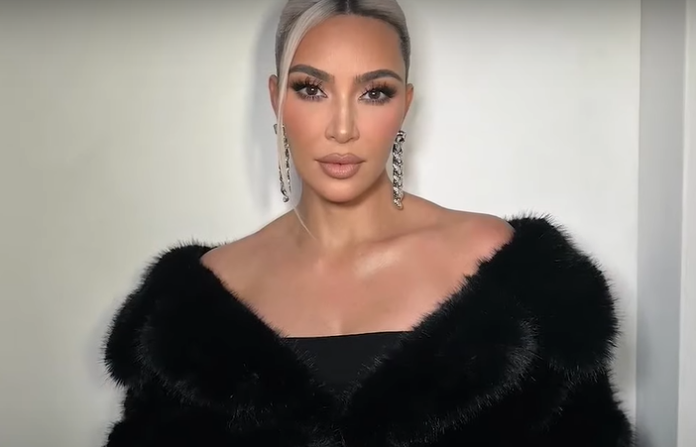 Kim Kardashian Debuts Blonde Hair at Charity Gala