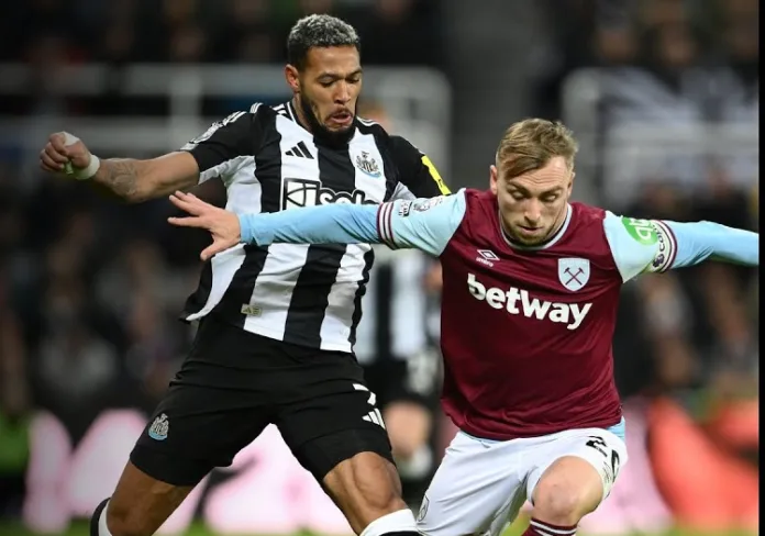 West Ham Beat Newcastle 2-0 to Ease Relegation Concerns