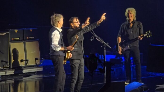 Paul McCartney and Ringo Starr’s Emotional O2 Arena Reunion