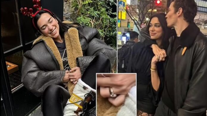 Dua Lipa Sparks Engagement Rumours with Callum Turner