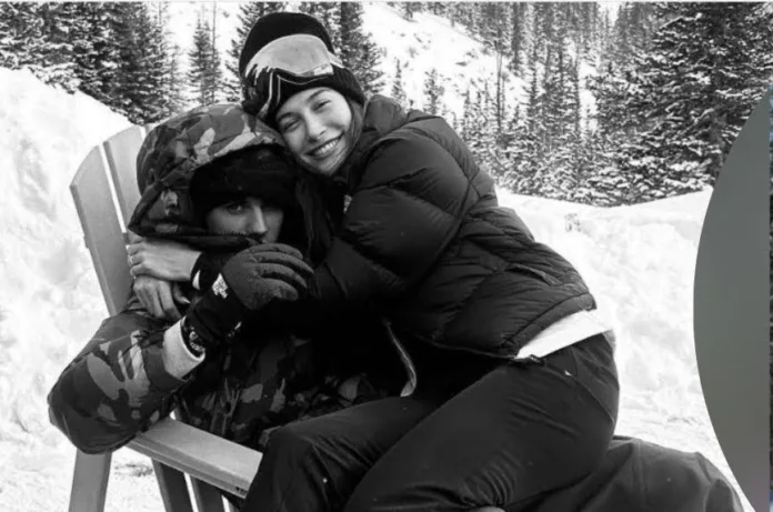 Justin and Hailey Bieber Share Cozy Ice Skating Date in Aspen