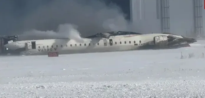 Delta Plane Crashes at Toronto Pearson, 18 Injured