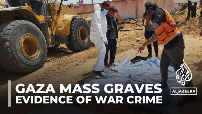 Nearly 400 Bodies Found in Mass Grave at Gaza Hospital