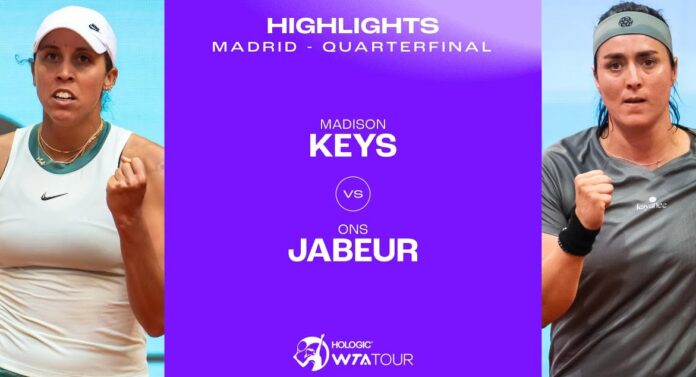 Keys Stuns Jabeur to Reach Semi-finals