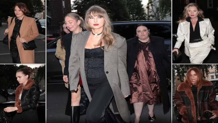 Taylor Swift Enjoys Night Out with London Girl Squad