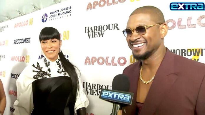 Usher Honors Wife Jennifer Goicoechea at Apollo Spring Benefit 2024