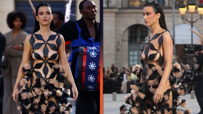 Katy Perry's Provocative Fashion at Paris Fashion Week 2024