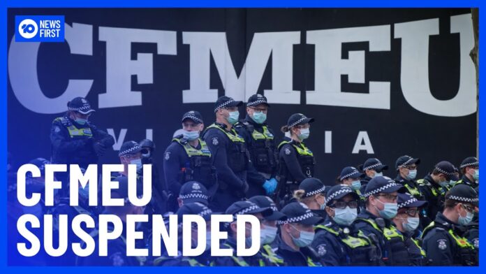 CFMEU Suspended Over Organized Crime Ties