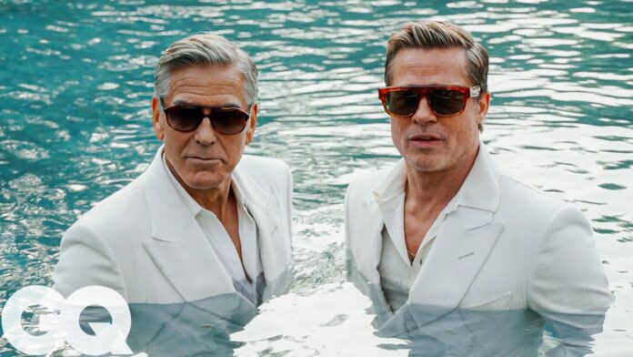 Brad Pitt and George Clooney Revive Morecambe and Wise