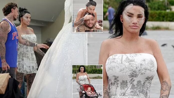 Katie Price Ignites Marriage Rumors with Wedding Dress Outing