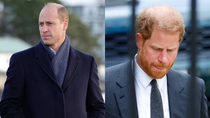 Princes Harry and William Attend Memorial Service