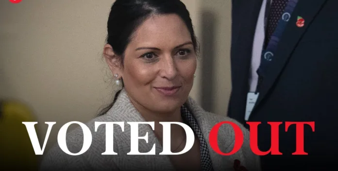 Priti Patel Eliminated from Conservative Leadership Race