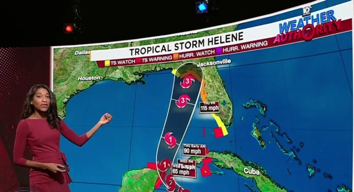 Tropical Storm Helene Intensifies, Set to Strike Florida