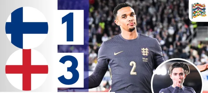 England Triumphs 3-1 Over Finland in Nations League Clash