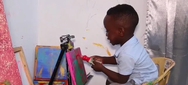 World’s Youngest Male Artist: Ghana Toddler Sets Record
