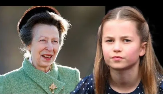 Princess Charlotte Mentored by Princess Anne